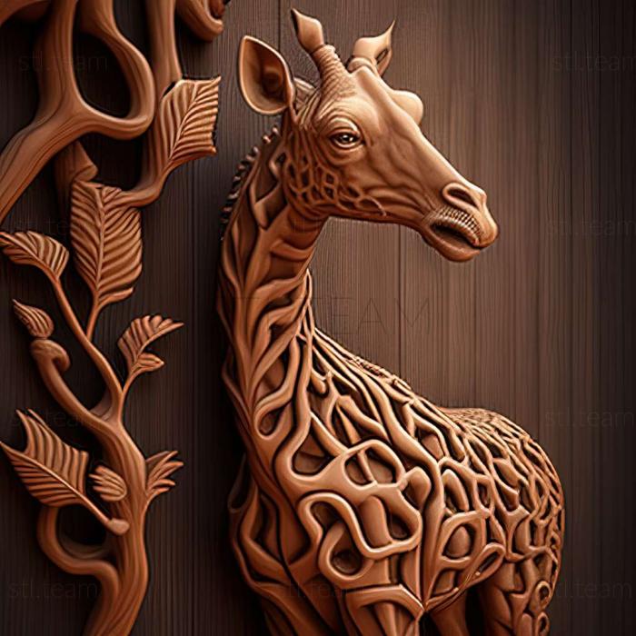 3D model giraffe (STL)